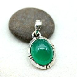 pendentif argent pierre...