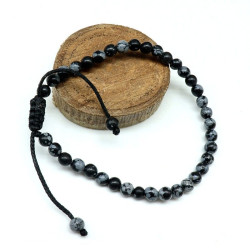 Bracelet obsidienne sur...