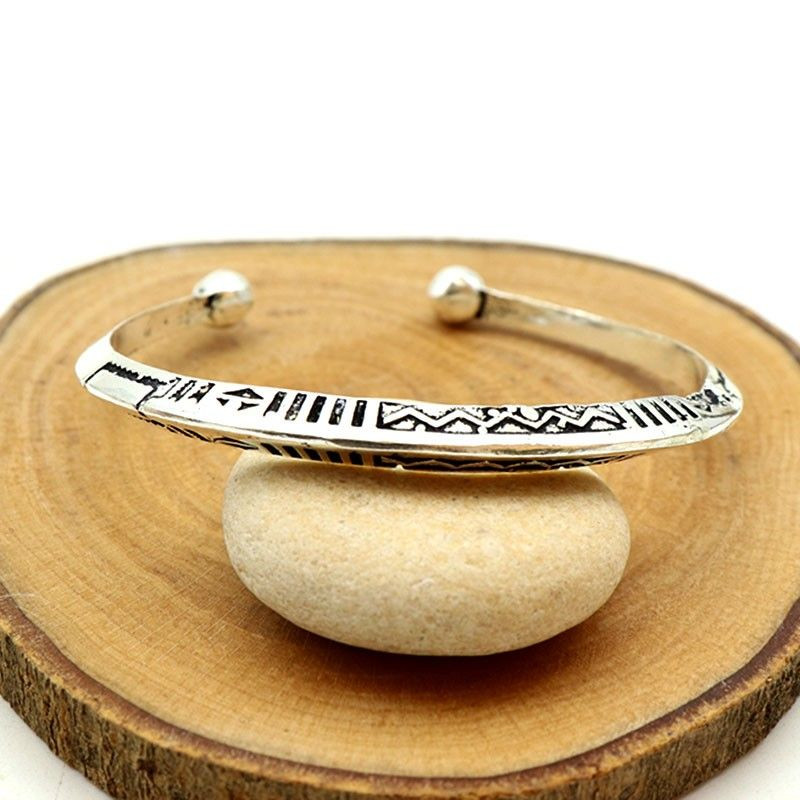 jonc fin ethnique - Mosaik bijoux indiens jonc fin ethnique - Mosaik bijoux indiens