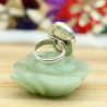 Bague quartz rutile en argent - Mosaik bijoux indiens - e80