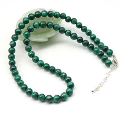 colllier malachite - Mosaik...