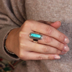Bague argent pierre...
