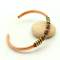 Bracelet ethnique cuivre et...