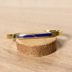 Bracelet jonc fin doré et...