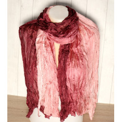 Foulard en soie tie dye...