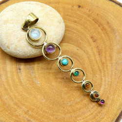 Pendentif 7 chakras en...
