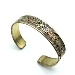 Bracelet népalais ciselé -...