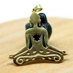 Pendentif Bouddha en laiton...