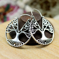 Boucles d'oreilles arbre de...