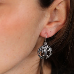 Boucle d'oreille arbre de...