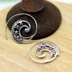 Boucles d'oreilles spirales...