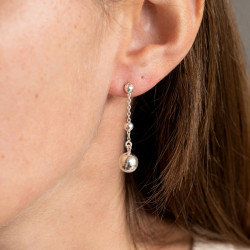 Boucles d'oreilles boule...