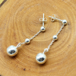 Boucle d'oreille argent...