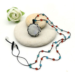 Collier pierre de lune...