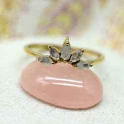 Bague pierre de lune en...