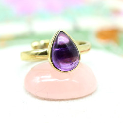 Bague laiton pierre...