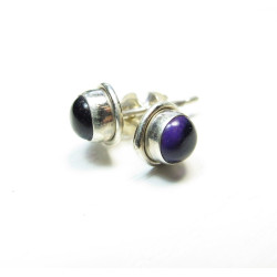 clou d'oreille argent et...