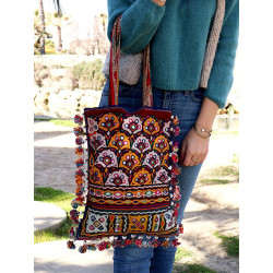 Sac brodé bohème - Mosaik...