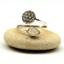 Bague de pied fine en...