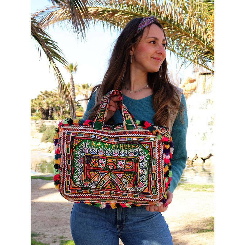 Sac hippie chic brodé - Mosaik bijoux indiens Sac hippie chic brodé - Mosaik bijoux indiens