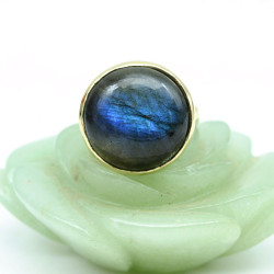 Bague labradorite réglable...