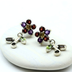Boucles d'oreilles argent...