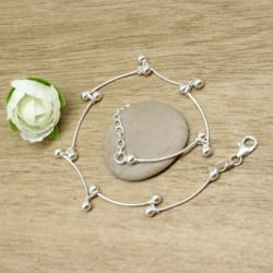 Chaine de cheville argent...