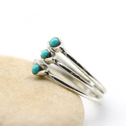 Bague d'orteil argent et 3...