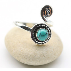 Bague d'orteil argent et...