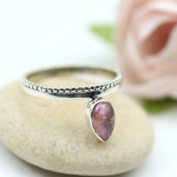 Bague pierre tourmaline en...