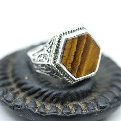 Bague argent homme pierre...