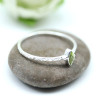 Bague fine pierre verte - Mosaik bijoux indiens