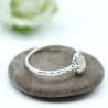 Bague fine pierre de lune - Mosaik bijoux indiens