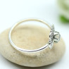 Bague pierre de lune en argent - Mosaik bijoux indiens