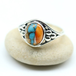 Bague pierre calsilica en...
