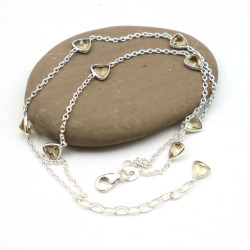 Bracelet argent et pierres...