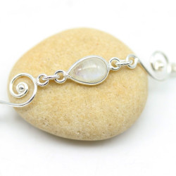 Bracelet argent pierres...