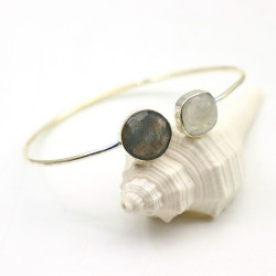 Bracelet jonc labradorite...