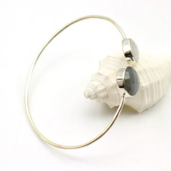 Bracelet jonc labradorite...