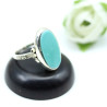 Bague argent turquoise - Mosaik bijoux indiens