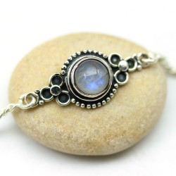 Bracelet argent pierre de...