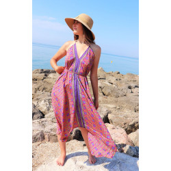 Robe indienne rose, verte...