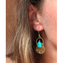 Boucle d'oreille bohème...