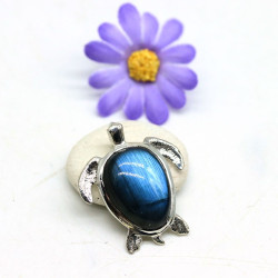 Pendentif labradorite en...