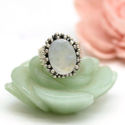 Bague pierre de lune...