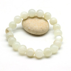 bracelet pierre lune 10mm -...