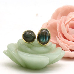 Bague dorée pierre...