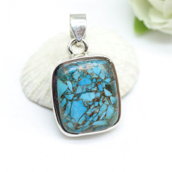 Pendentif turquoise de...