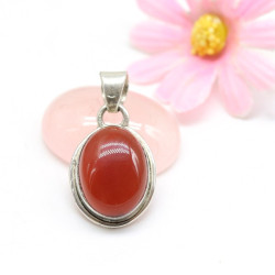 Pendentif argent pierre...