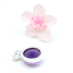 Pendentif argent améthyste...